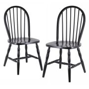 Winsome 29237 Black Chairs Set of 2