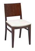 Regal 438U - Solid Back Wood Dining Chair